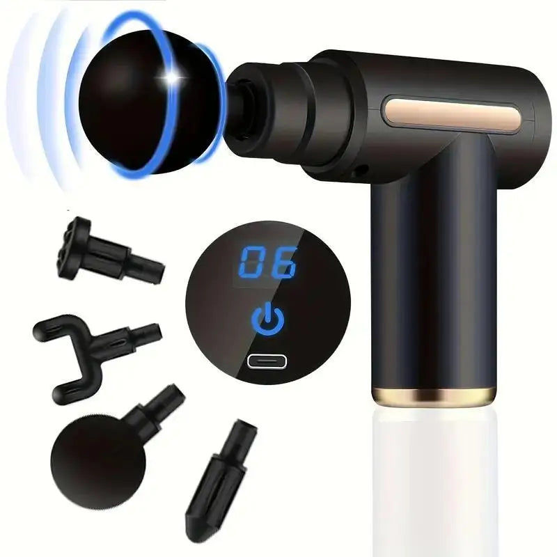 Mini Massage Gun – Alivio muscular al instante
Relaja tus músculos en minutos con este masajeador portátil.

Ideal para usar en casa, en el gimnasio o después de entrenar.
Su diseño compacto permite llevarlo a cualquier